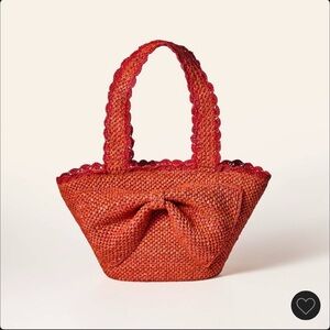 ♠️Raffia Bow Tote Bag - kate spade new york x Target Red